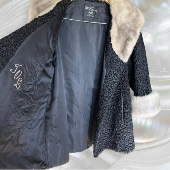 70’s Persian Lamb & Mink Coat - Picture 5 of 6